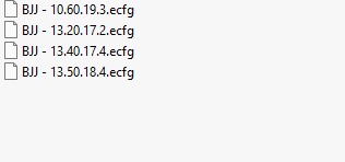 BJJ ecfg files